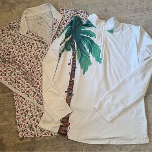 2 San Soleil Holiday Shirts large